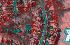 Color Infrarot-Ausgabe