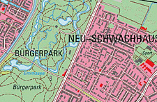 Digitale Topographische Karte im Maßstab 1 zu 25.000
