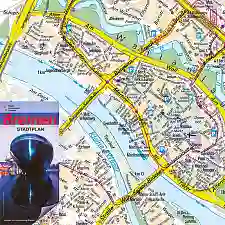 Individuelle Stadtplan Gestaltung