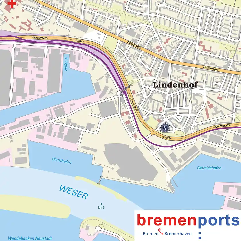 Hafenanlagen Karte