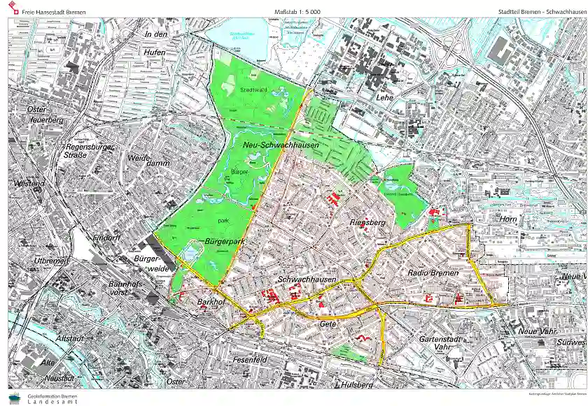 Ortsteil-Stadtplan