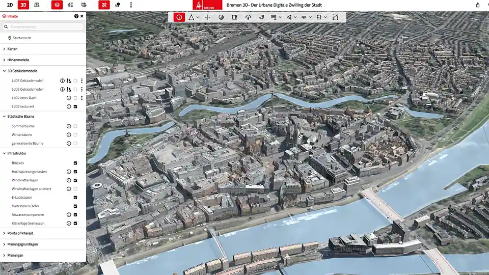 Bild von der neuen Oberfläche