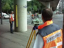 Foto von einer Brücken-Kontrollmessung
