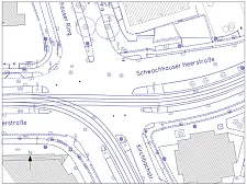 Plan einer Schlussvermessung