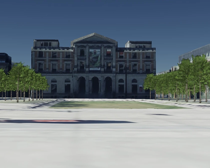 Digitaler Zwilling: texturierte Geb&auml;ude